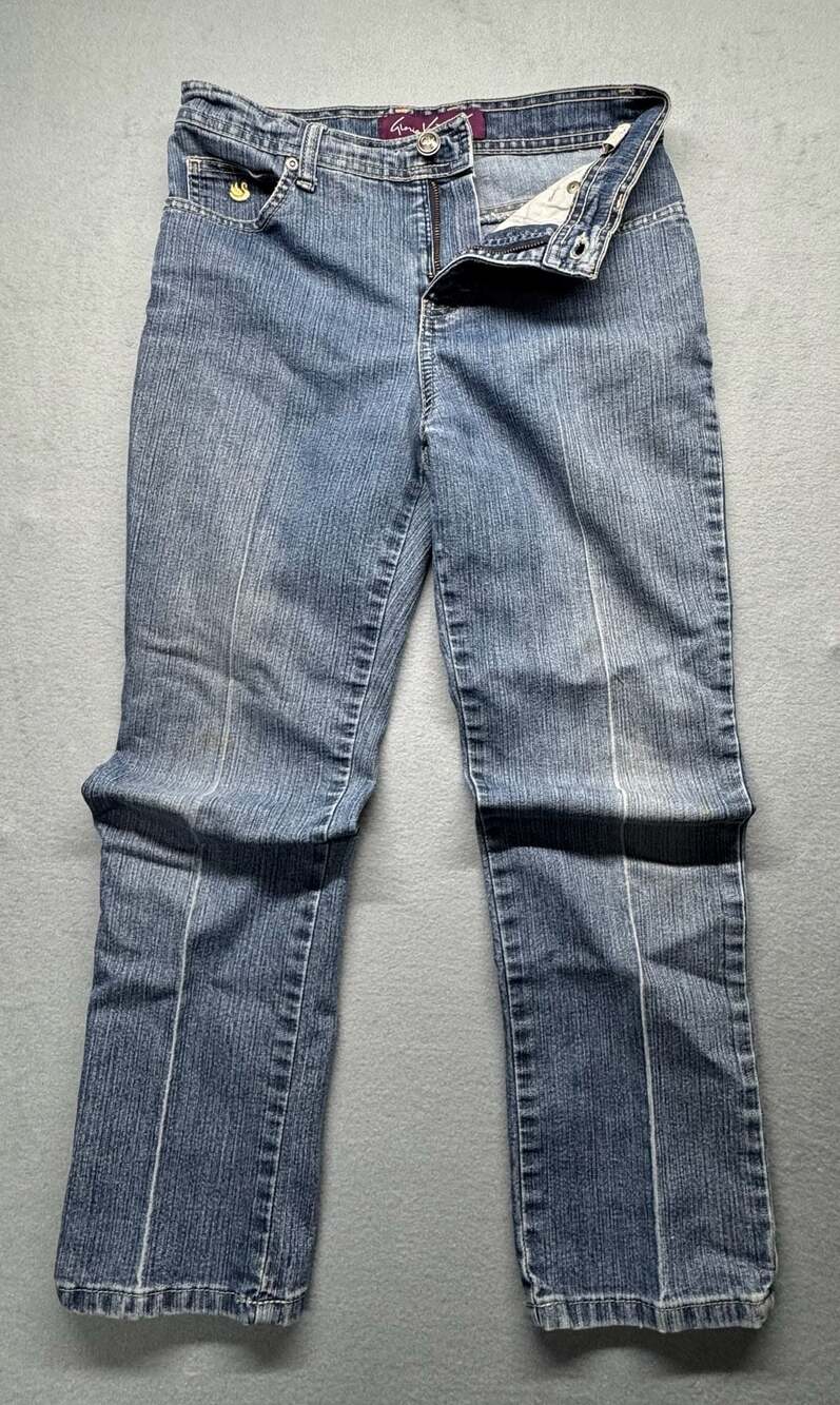 Gloria Vanderbilt Blue Wash Petite 4P Jeans